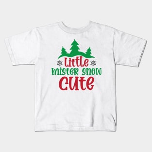 Little Mister Snow Kids T-Shirt